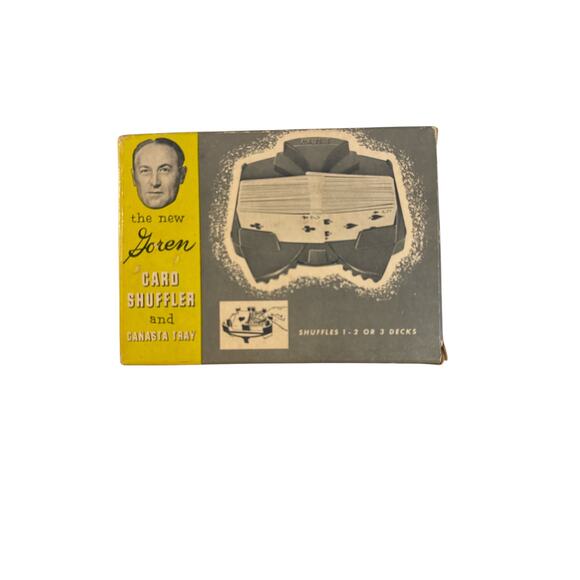 VTG The New Goren Card Shuffler and Canasta Tray - Picture 2 of 2